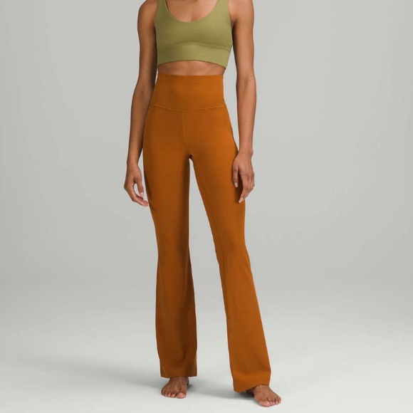 Lululemon Groove Super-High-Rise Flared Pant Nulu
Butternut Brown size 12 - Picture 2 of 13